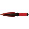 2 Piece Throwing Knife Red Color BioHazard