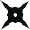 4" Black 4 Point Stainless Steel Throwing Star