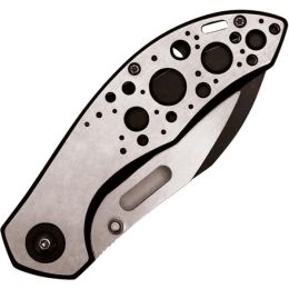 Assisted Open Folding Pocket Knife with Black Trim